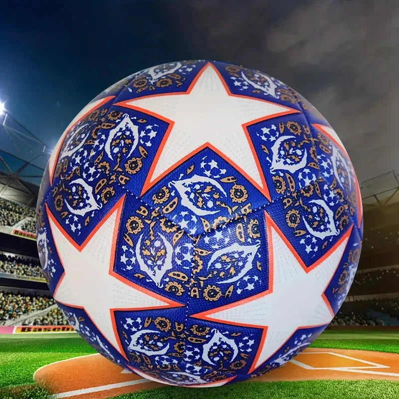 Soccer Balls Offical Standard Size 5 PU Machine-Stitched Football Goal Team Outdoor Professional For Adults Kids Match Training
