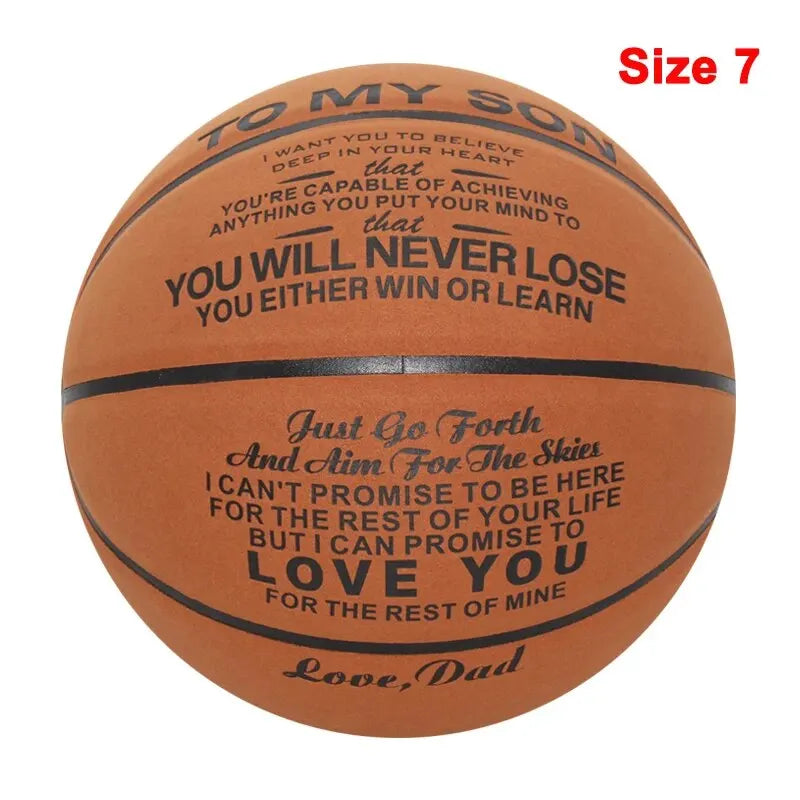 A Special Basketball Ball High Quality Standard Size 7 Outdoor Indoor Match Training Men Basketball Gifts For Grandson Or Son