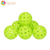 3/6/12pcs Durable Indoor Pickleball Balls 26 Holes 72mm Training Paddle Ball Plastic Pickleball for Entertainment and Practice