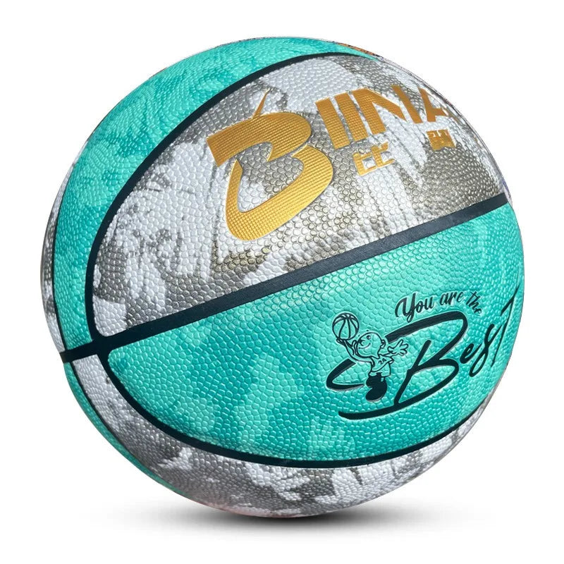 Children Size 5 Basketball PU Waterproof Anti-slip Indoor Outdoor Training Ball School Sports Equipment Team Match Basketball