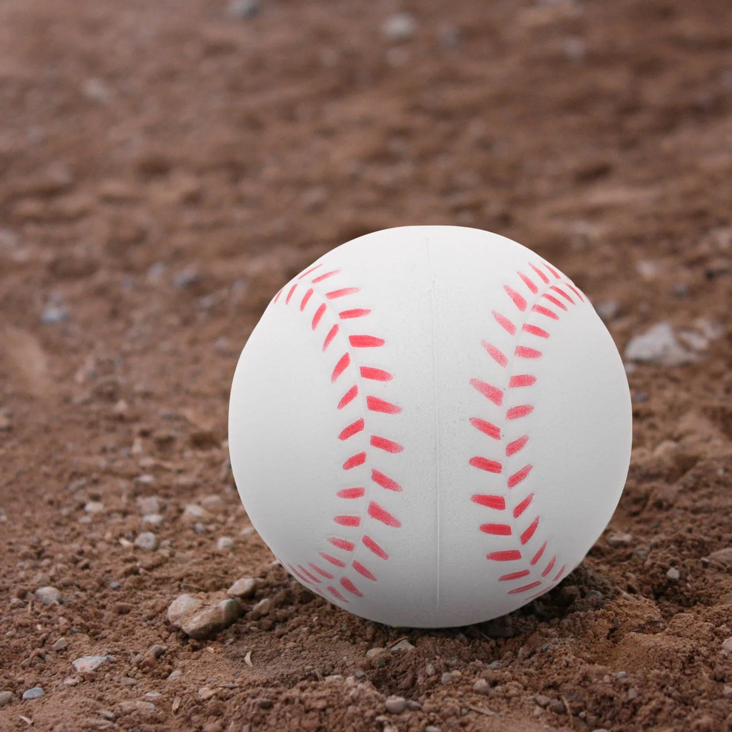 6pcs 8 Inch White Training Baseballs Soft PU Sponge Balls Practice Safe Children Beginner Sports Equipment