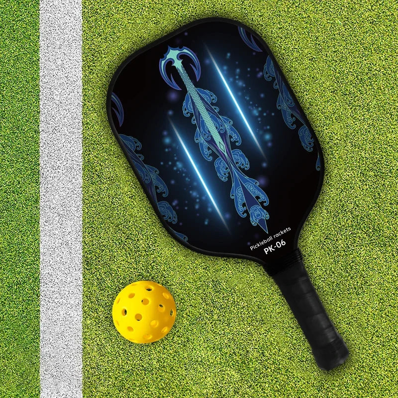 Pickleball Paddles Set USAPA Compliant Fiberglass Surface Enhanced Power with Pickleball Bag Best Gift for Beginners