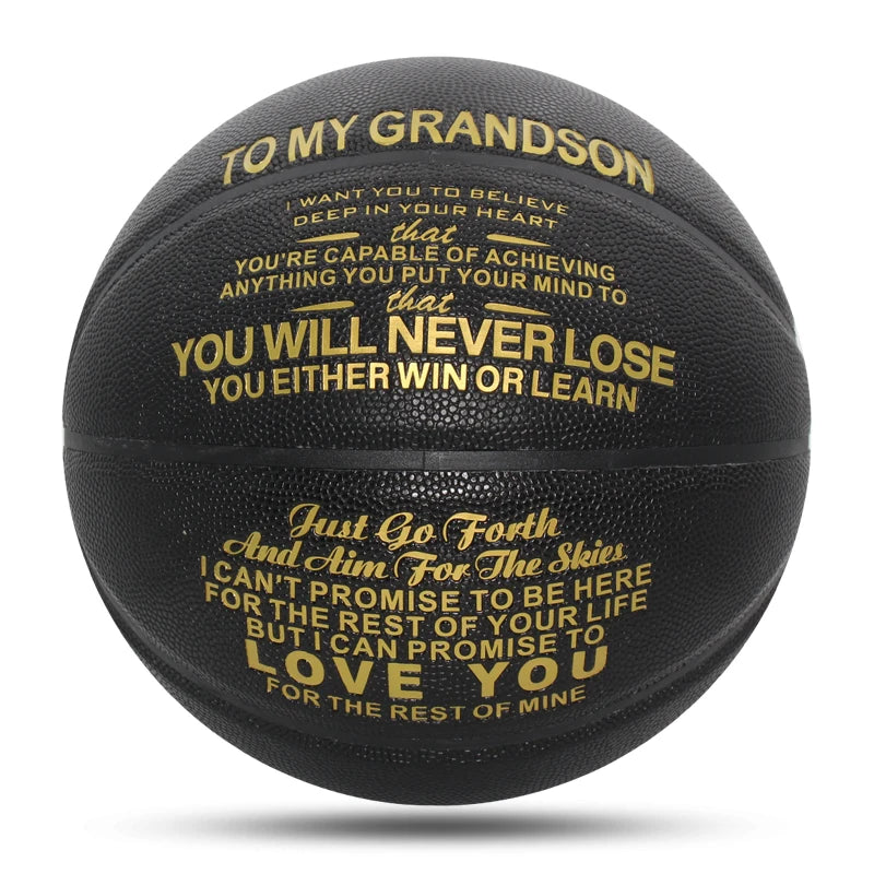 A Special Basketball Ball High Quality Standard Size 7 Outdoor Indoor Match Training Men Basketball Gifts For Grandson Or Son