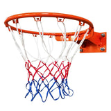 Basketball Net All-Weather Basketball Net White Red Blue Tri-Color Basketball Hoop Net Basketball Hoop Basket Rim Net