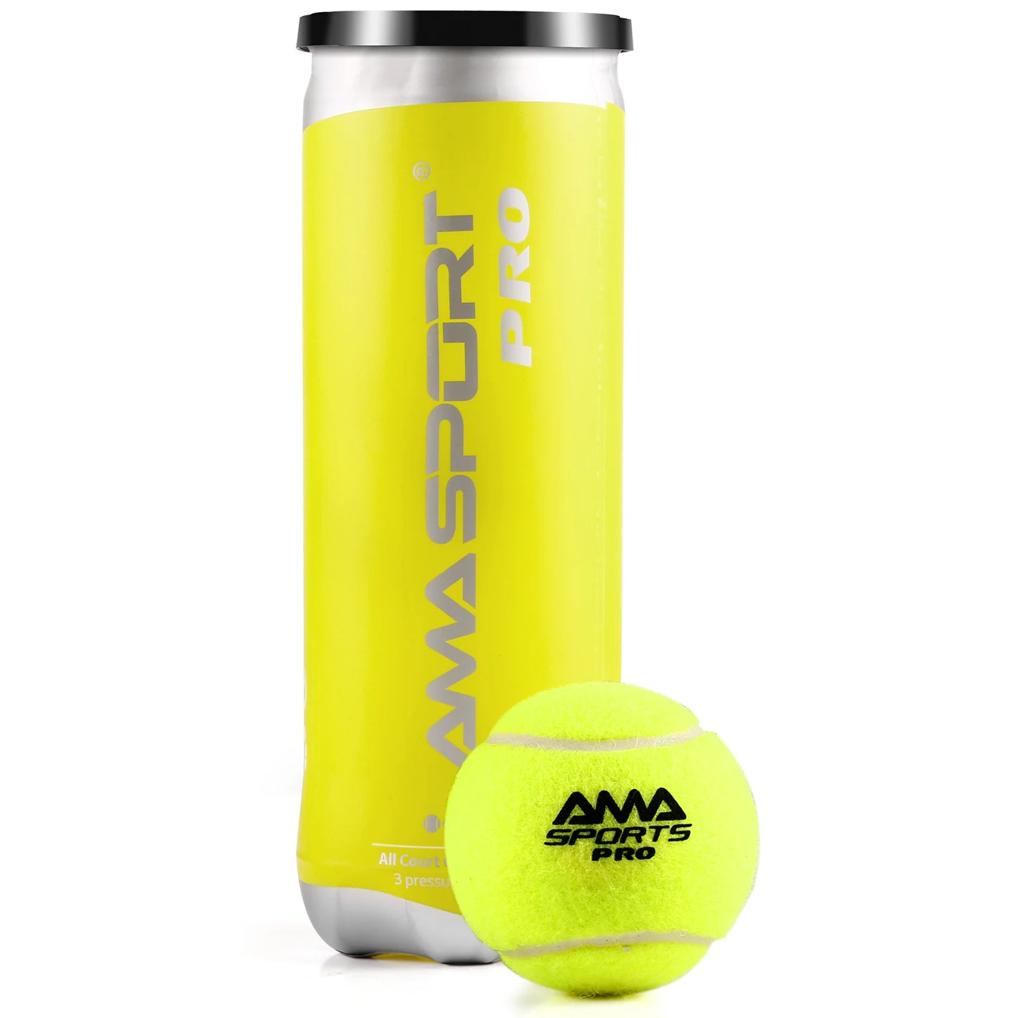 AMASPORT Padel Pro/Pro+/Pro S Padel Paddle Tennis Balls 3 Pcs for Training Balls