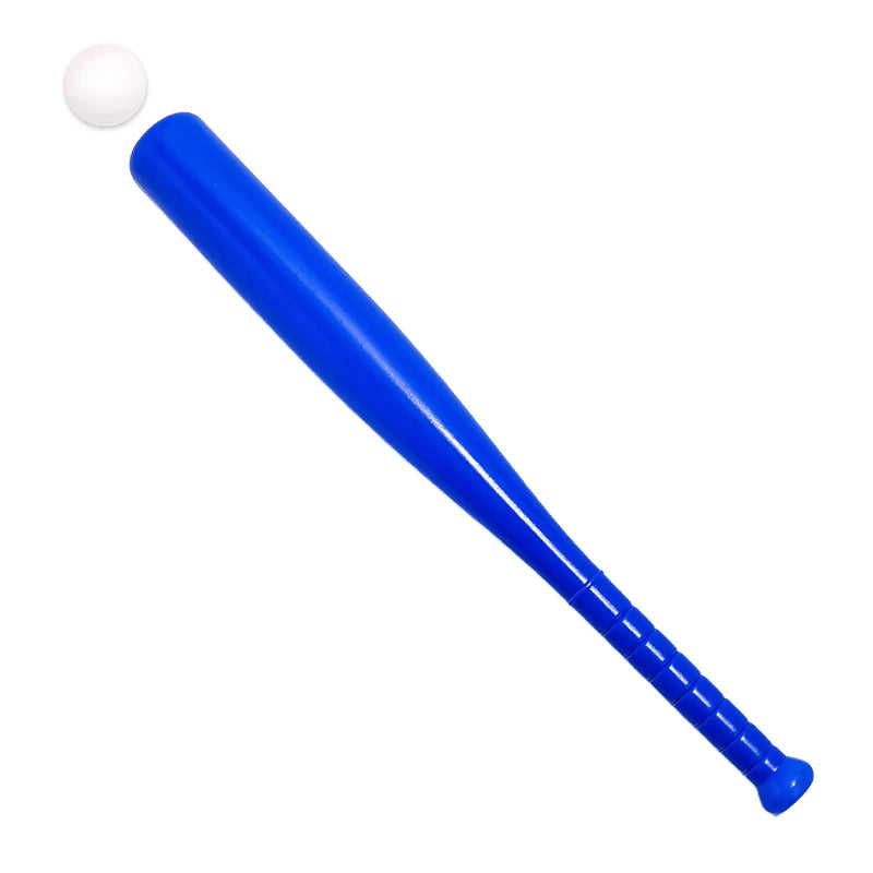 Baseball Set Colorful Plastic Baseball Bat with Ball Outdoor Park Portable Lightweight Fun Sport Game Batting Skill Practice ZYF