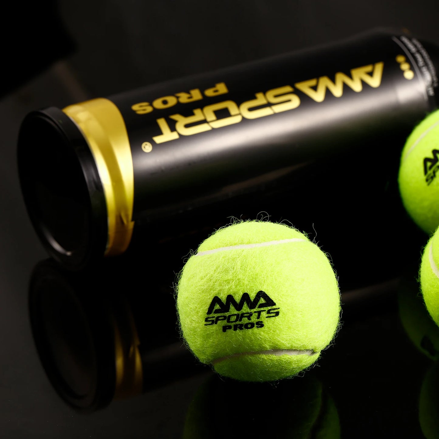 AMASPORT Padel Pro/Pro+/Pro S Padel Paddle Tennis Balls 3 Pcs for Training Balls