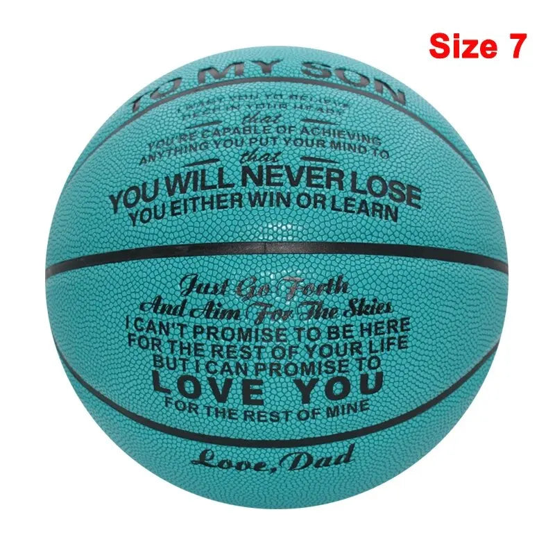 A Special Basketball Ball High Quality Standard Size 7 Outdoor Indoor Match Training Men Basketball Gifts For Grandson Or Son