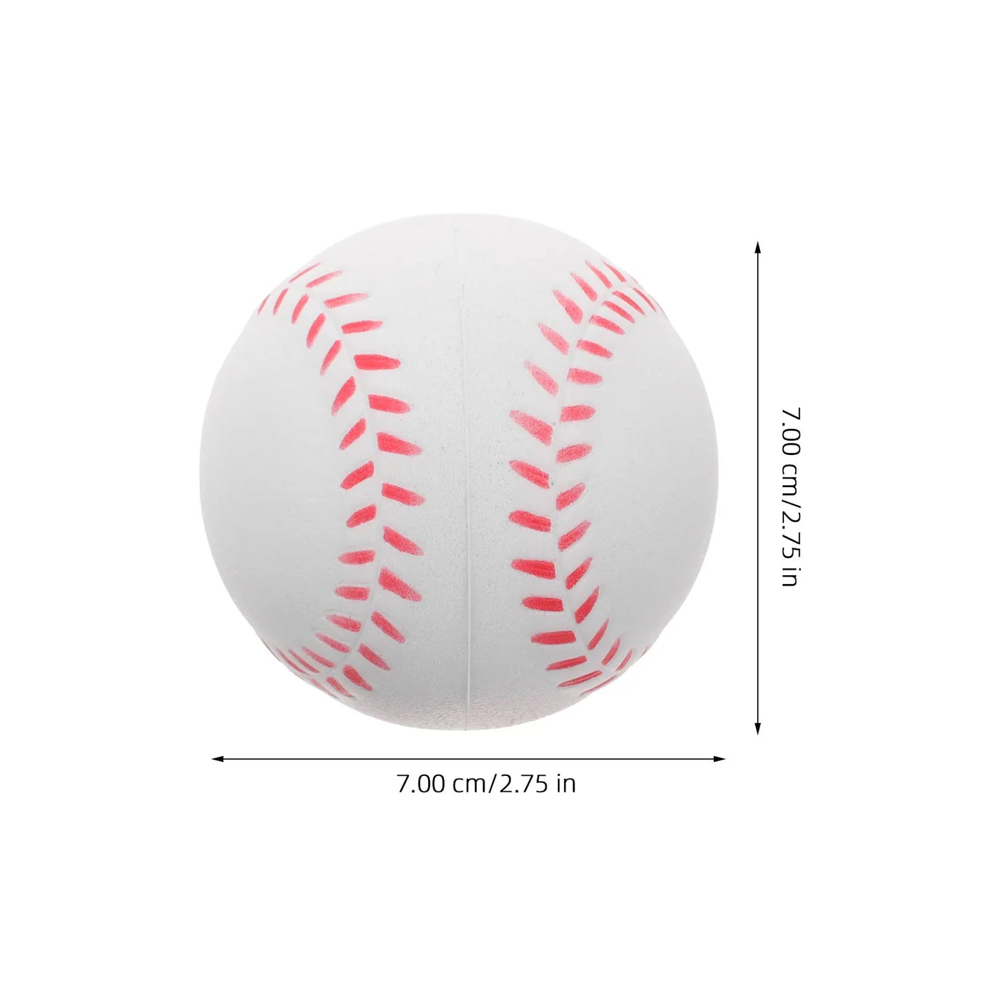 6 Pcs Training Baseball Youth Practice Equipment Baseballs Sponge Training Baseball Soft Softballs Foam Baseballs Outdoor