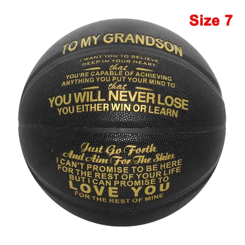 A Special Basketball Ball High Quality Standard Size 7 Outdoor Indoor Match Training Men Basketball Gifts For Grandson Or Son