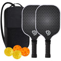 Pickleball Paddles Set-Graphite Carbon Fiber Usapa Approved Lightweight Racquets Set Indoor and Outdoor Exercise For All Ages