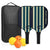 Pickleball Paddles Set of 2 USAPA Approved Fiberglass Pickle Ball Paddles with 4 Pickle Balls Durable Racket for Beginners