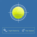 3pcs Padel Balls Practice Tennis Ball Paddle Tennis Balls High Bounce Tennis Balls