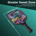 Pickleball Paddles with 2 Rackets | 1 Pack And 5 Balls Sets | Glass Fiber PP Honeycomb Core | Ideal for Beginners in Pickleball
