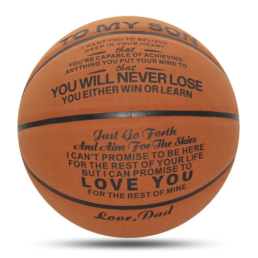 A Special Basketball Ball High Quality Standard Size 7 Outdoor Indoor Match Training Men Basketball Gifts For Grandson Or Son