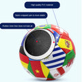 Professional Football Soccer Ball Size 5 Red Green Goal Team Match Training Balls for Outdoor & Indoor Match or Game