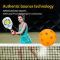 Indoor Pickleball Balls Paddle Ball 26 Holes Pickleball Sport Training Practice Plastic Pickleball Airflow Hollow Balls